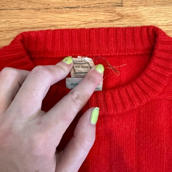 Mr Guy Vintage Unisex 100% Cashmere Sweater Made in Scotland - Picture 3 of 7